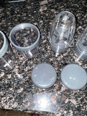 Nutribullet Cups and Blades with other attachments - Replacement Set